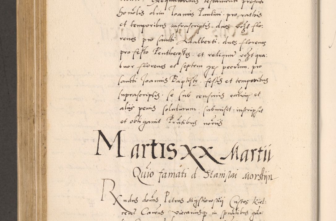 Zdjęcie nr 932 dla obiektu archiwalnego: Acta actorum, sententiarum diffinitivarum coram reverendo domino Petro Miscowski canonico et in spiritualibus vicario generali Cracoviensi ad annum Domini Mᵐᵘᵐ DXLVIᵗᵘᵐ, cuius indictio est quarta, pontificatus sanctissimi in Christo patris et domini nostri domini Pauli divina providencia pape tercii, a die tercia mensis Novembris, annus duodecimus (sic!) feliciter continuantur