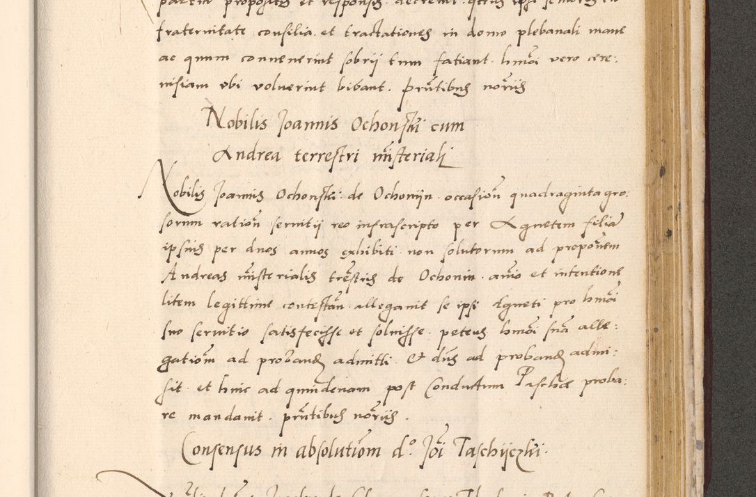 Zdjęcie nr 927 dla obiektu archiwalnego: Acta actorum, sententiarum diffinitivarum coram reverendo domino Petro Miscowski canonico et in spiritualibus vicario generali Cracoviensi ad annum Domini Mᵐᵘᵐ DXLVIᵗᵘᵐ, cuius indictio est quarta, pontificatus sanctissimi in Christo patris et domini nostri domini Pauli divina providencia pape tercii, a die tercia mensis Novembris, annus duodecimus (sic!) feliciter continuantur