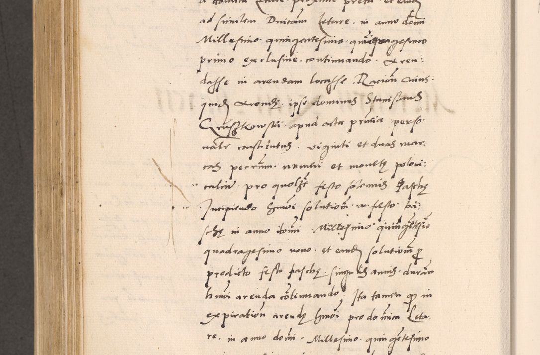 Zdjęcie nr 914 dla obiektu archiwalnego: Acta actorum, sententiarum diffinitivarum coram reverendo domino Petro Miscowski canonico et in spiritualibus vicario generali Cracoviensi ad annum Domini Mᵐᵘᵐ DXLVIᵗᵘᵐ, cuius indictio est quarta, pontificatus sanctissimi in Christo patris et domini nostri domini Pauli divina providencia pape tercii, a die tercia mensis Novembris, annus duodecimus (sic!) feliciter continuantur