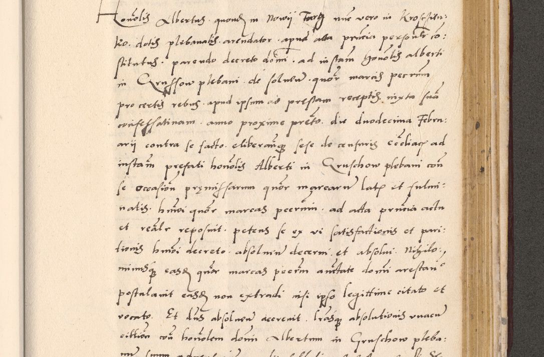 Zdjęcie nr 915 dla obiektu archiwalnego: Acta actorum, sententiarum diffinitivarum coram reverendo domino Petro Miscowski canonico et in spiritualibus vicario generali Cracoviensi ad annum Domini Mᵐᵘᵐ DXLVIᵗᵘᵐ, cuius indictio est quarta, pontificatus sanctissimi in Christo patris et domini nostri domini Pauli divina providencia pape tercii, a die tercia mensis Novembris, annus duodecimus (sic!) feliciter continuantur