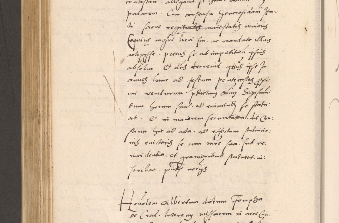 Zdjęcie nr 912 dla obiektu archiwalnego: Acta actorum, sententiarum diffinitivarum coram reverendo domino Petro Miscowski canonico et in spiritualibus vicario generali Cracoviensi ad annum Domini Mᵐᵘᵐ DXLVIᵗᵘᵐ, cuius indictio est quarta, pontificatus sanctissimi in Christo patris et domini nostri domini Pauli divina providencia pape tercii, a die tercia mensis Novembris, annus duodecimus (sic!) feliciter continuantur