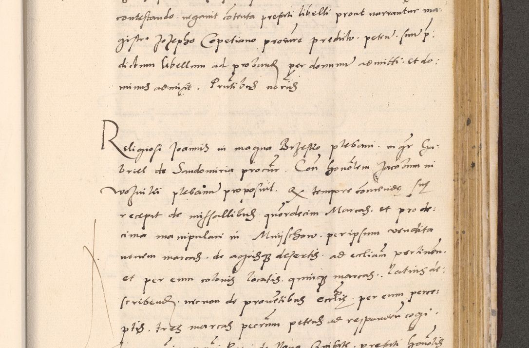 Zdjęcie nr 909 dla obiektu archiwalnego: Acta actorum, sententiarum diffinitivarum coram reverendo domino Petro Miscowski canonico et in spiritualibus vicario generali Cracoviensi ad annum Domini Mᵐᵘᵐ DXLVIᵗᵘᵐ, cuius indictio est quarta, pontificatus sanctissimi in Christo patris et domini nostri domini Pauli divina providencia pape tercii, a die tercia mensis Novembris, annus duodecimus (sic!) feliciter continuantur