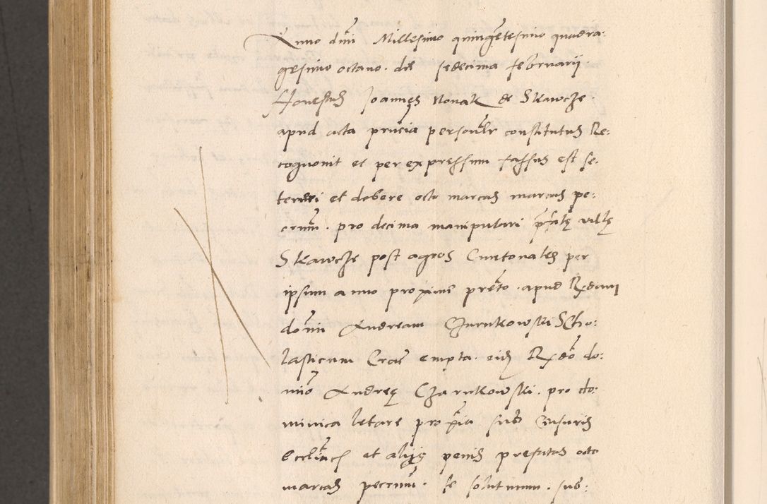 Zdjęcie nr 908 dla obiektu archiwalnego: Acta actorum, sententiarum diffinitivarum coram reverendo domino Petro Miscowski canonico et in spiritualibus vicario generali Cracoviensi ad annum Domini Mᵐᵘᵐ DXLVIᵗᵘᵐ, cuius indictio est quarta, pontificatus sanctissimi in Christo patris et domini nostri domini Pauli divina providencia pape tercii, a die tercia mensis Novembris, annus duodecimus (sic!) feliciter continuantur