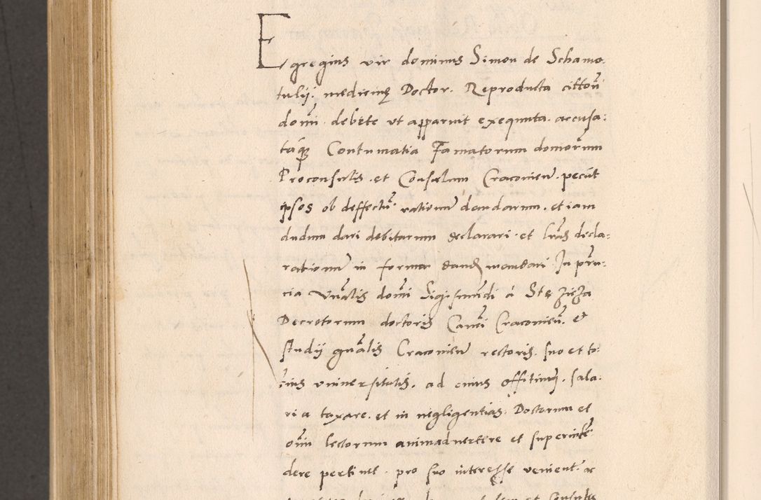 Zdjęcie nr 906 dla obiektu archiwalnego: Acta actorum, sententiarum diffinitivarum coram reverendo domino Petro Miscowski canonico et in spiritualibus vicario generali Cracoviensi ad annum Domini Mᵐᵘᵐ DXLVIᵗᵘᵐ, cuius indictio est quarta, pontificatus sanctissimi in Christo patris et domini nostri domini Pauli divina providencia pape tercii, a die tercia mensis Novembris, annus duodecimus (sic!) feliciter continuantur