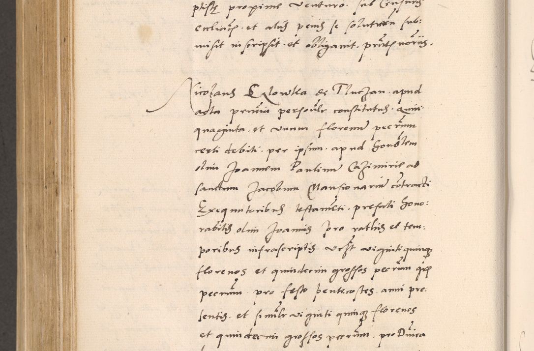 Zdjęcie nr 898 dla obiektu archiwalnego: Acta actorum, sententiarum diffinitivarum coram reverendo domino Petro Miscowski canonico et in spiritualibus vicario generali Cracoviensi ad annum Domini Mᵐᵘᵐ DXLVIᵗᵘᵐ, cuius indictio est quarta, pontificatus sanctissimi in Christo patris et domini nostri domini Pauli divina providencia pape tercii, a die tercia mensis Novembris, annus duodecimus (sic!) feliciter continuantur