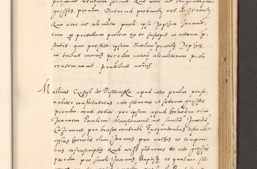 Zdjęcie nr 897 dla obiektu archiwalnego: Acta actorum, sententiarum diffinitivarum coram reverendo domino Petro Miscowski canonico et in spiritualibus vicario generali Cracoviensi ad annum Domini Mᵐᵘᵐ DXLVIᵗᵘᵐ, cuius indictio est quarta, pontificatus sanctissimi in Christo patris et domini nostri domini Pauli divina providencia pape tercii, a die tercia mensis Novembris, annus duodecimus (sic!) feliciter continuantur