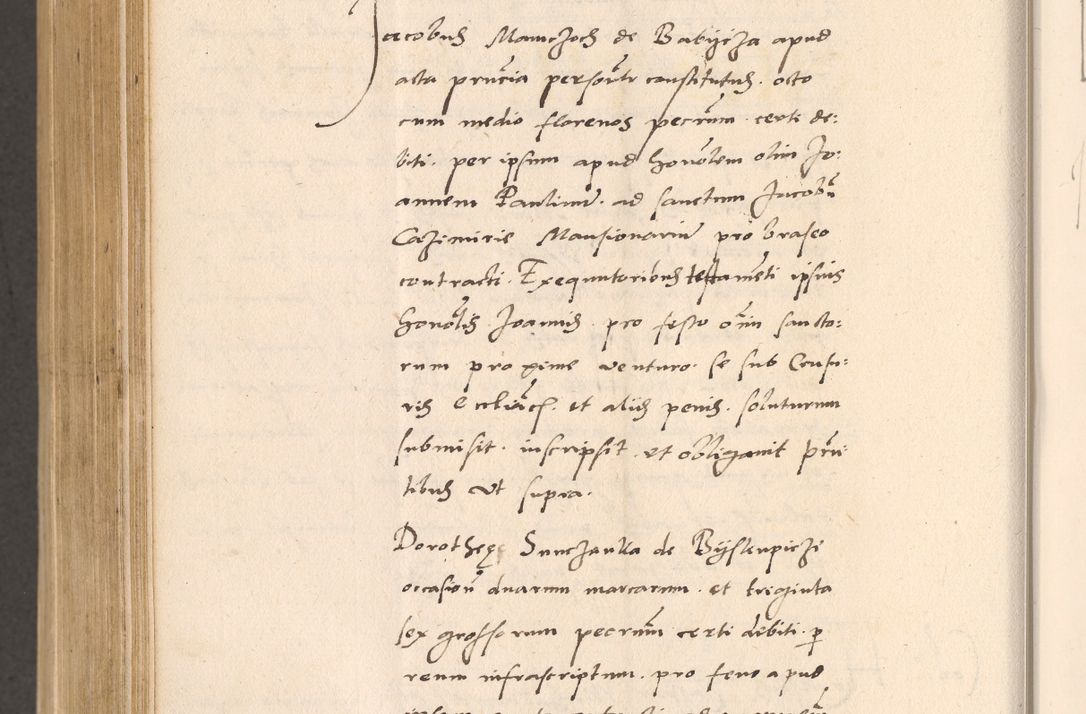 Zdjęcie nr 894 dla obiektu archiwalnego: Acta actorum, sententiarum diffinitivarum coram reverendo domino Petro Miscowski canonico et in spiritualibus vicario generali Cracoviensi ad annum Domini Mᵐᵘᵐ DXLVIᵗᵘᵐ, cuius indictio est quarta, pontificatus sanctissimi in Christo patris et domini nostri domini Pauli divina providencia pape tercii, a die tercia mensis Novembris, annus duodecimus (sic!) feliciter continuantur