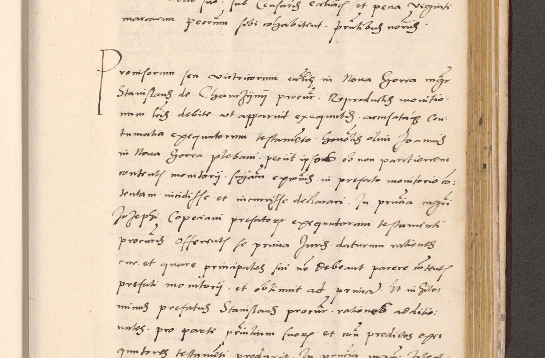 Zdjęcie nr 887 dla obiektu archiwalnego: Acta actorum, sententiarum diffinitivarum coram reverendo domino Petro Miscowski canonico et in spiritualibus vicario generali Cracoviensi ad annum Domini Mᵐᵘᵐ DXLVIᵗᵘᵐ, cuius indictio est quarta, pontificatus sanctissimi in Christo patris et domini nostri domini Pauli divina providencia pape tercii, a die tercia mensis Novembris, annus duodecimus (sic!) feliciter continuantur