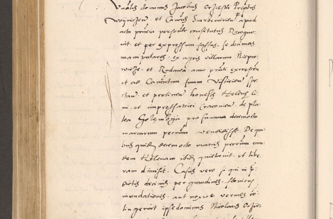 Zdjęcie nr 888 dla obiektu archiwalnego: Acta actorum, sententiarum diffinitivarum coram reverendo domino Petro Miscowski canonico et in spiritualibus vicario generali Cracoviensi ad annum Domini Mᵐᵘᵐ DXLVIᵗᵘᵐ, cuius indictio est quarta, pontificatus sanctissimi in Christo patris et domini nostri domini Pauli divina providencia pape tercii, a die tercia mensis Novembris, annus duodecimus (sic!) feliciter continuantur