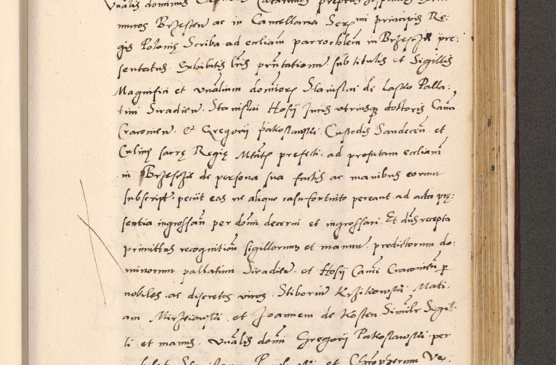 Zdjęcie nr 877 dla obiektu archiwalnego: Acta actorum, sententiarum diffinitivarum coram reverendo domino Petro Miscowski canonico et in spiritualibus vicario generali Cracoviensi ad annum Domini Mᵐᵘᵐ DXLVIᵗᵘᵐ, cuius indictio est quarta, pontificatus sanctissimi in Christo patris et domini nostri domini Pauli divina providencia pape tercii, a die tercia mensis Novembris, annus duodecimus (sic!) feliciter continuantur