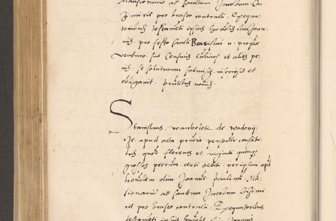 Zdjęcie nr 876 dla obiektu archiwalnego: Acta actorum, sententiarum diffinitivarum coram reverendo domino Petro Miscowski canonico et in spiritualibus vicario generali Cracoviensi ad annum Domini Mᵐᵘᵐ DXLVIᵗᵘᵐ, cuius indictio est quarta, pontificatus sanctissimi in Christo patris et domini nostri domini Pauli divina providencia pape tercii, a die tercia mensis Novembris, annus duodecimus (sic!) feliciter continuantur