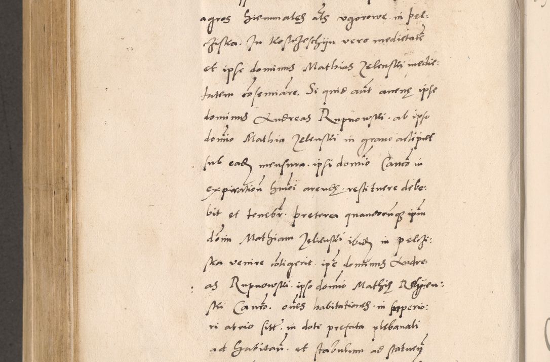 Zdjęcie nr 870 dla obiektu archiwalnego: Acta actorum, sententiarum diffinitivarum coram reverendo domino Petro Miscowski canonico et in spiritualibus vicario generali Cracoviensi ad annum Domini Mᵐᵘᵐ DXLVIᵗᵘᵐ, cuius indictio est quarta, pontificatus sanctissimi in Christo patris et domini nostri domini Pauli divina providencia pape tercii, a die tercia mensis Novembris, annus duodecimus (sic!) feliciter continuantur