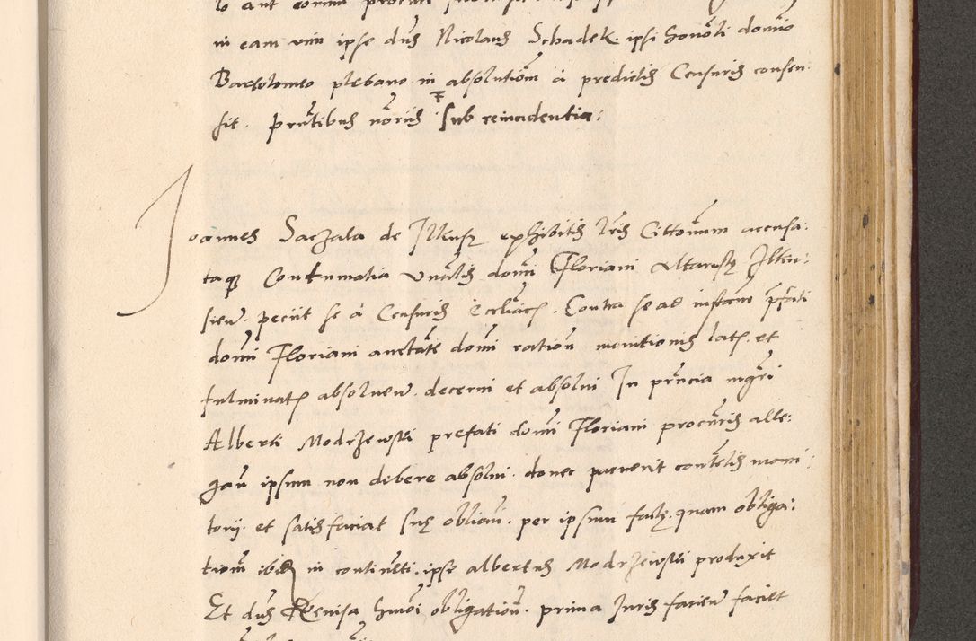 Zdjęcie nr 863 dla obiektu archiwalnego: Acta actorum, sententiarum diffinitivarum coram reverendo domino Petro Miscowski canonico et in spiritualibus vicario generali Cracoviensi ad annum Domini Mᵐᵘᵐ DXLVIᵗᵘᵐ, cuius indictio est quarta, pontificatus sanctissimi in Christo patris et domini nostri domini Pauli divina providencia pape tercii, a die tercia mensis Novembris, annus duodecimus (sic!) feliciter continuantur