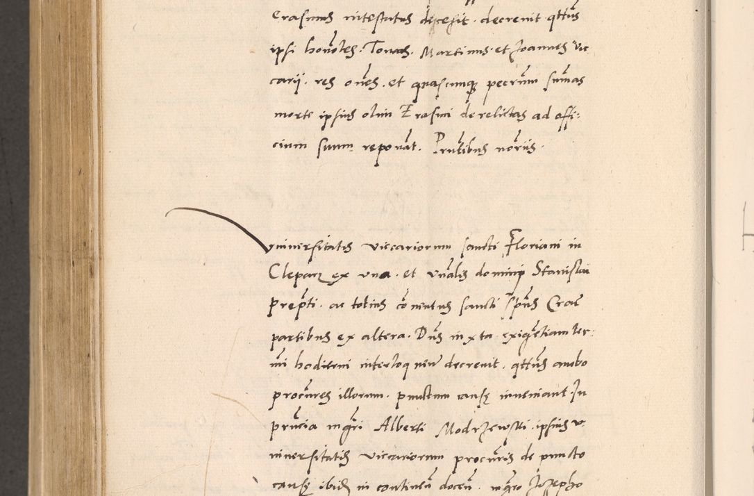 Zdjęcie nr 860 dla obiektu archiwalnego: Acta actorum, sententiarum diffinitivarum coram reverendo domino Petro Miscowski canonico et in spiritualibus vicario generali Cracoviensi ad annum Domini Mᵐᵘᵐ DXLVIᵗᵘᵐ, cuius indictio est quarta, pontificatus sanctissimi in Christo patris et domini nostri domini Pauli divina providencia pape tercii, a die tercia mensis Novembris, annus duodecimus (sic!) feliciter continuantur