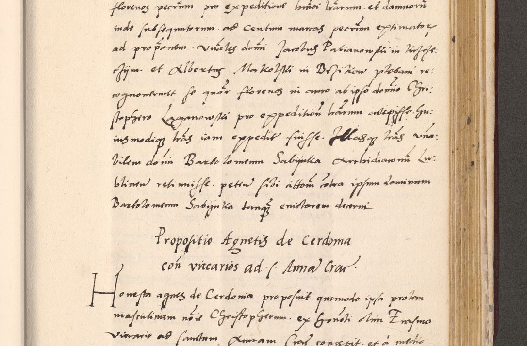 Zdjęcie nr 859 dla obiektu archiwalnego: Acta actorum, sententiarum diffinitivarum coram reverendo domino Petro Miscowski canonico et in spiritualibus vicario generali Cracoviensi ad annum Domini Mᵐᵘᵐ DXLVIᵗᵘᵐ, cuius indictio est quarta, pontificatus sanctissimi in Christo patris et domini nostri domini Pauli divina providencia pape tercii, a die tercia mensis Novembris, annus duodecimus (sic!) feliciter continuantur