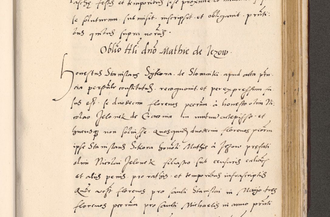 Zdjęcie nr 853 dla obiektu archiwalnego: Acta actorum, sententiarum diffinitivarum coram reverendo domino Petro Miscowski canonico et in spiritualibus vicario generali Cracoviensi ad annum Domini Mᵐᵘᵐ DXLVIᵗᵘᵐ, cuius indictio est quarta, pontificatus sanctissimi in Christo patris et domini nostri domini Pauli divina providencia pape tercii, a die tercia mensis Novembris, annus duodecimus (sic!) feliciter continuantur