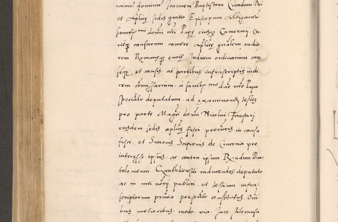 Zdjęcie nr 848 dla obiektu archiwalnego: Acta actorum, sententiarum diffinitivarum coram reverendo domino Petro Miscowski canonico et in spiritualibus vicario generali Cracoviensi ad annum Domini Mᵐᵘᵐ DXLVIᵗᵘᵐ, cuius indictio est quarta, pontificatus sanctissimi in Christo patris et domini nostri domini Pauli divina providencia pape tercii, a die tercia mensis Novembris, annus duodecimus (sic!) feliciter continuantur