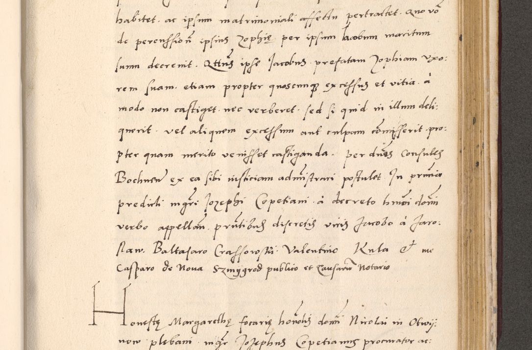 Zdjęcie nr 845 dla obiektu archiwalnego: Acta actorum, sententiarum diffinitivarum coram reverendo domino Petro Miscowski canonico et in spiritualibus vicario generali Cracoviensi ad annum Domini Mᵐᵘᵐ DXLVIᵗᵘᵐ, cuius indictio est quarta, pontificatus sanctissimi in Christo patris et domini nostri domini Pauli divina providencia pape tercii, a die tercia mensis Novembris, annus duodecimus (sic!) feliciter continuantur