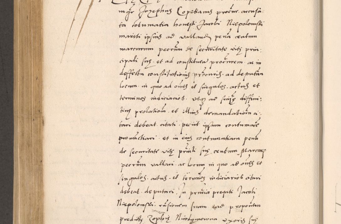 Zdjęcie nr 844 dla obiektu archiwalnego: Acta actorum, sententiarum diffinitivarum coram reverendo domino Petro Miscowski canonico et in spiritualibus vicario generali Cracoviensi ad annum Domini Mᵐᵘᵐ DXLVIᵗᵘᵐ, cuius indictio est quarta, pontificatus sanctissimi in Christo patris et domini nostri domini Pauli divina providencia pape tercii, a die tercia mensis Novembris, annus duodecimus (sic!) feliciter continuantur