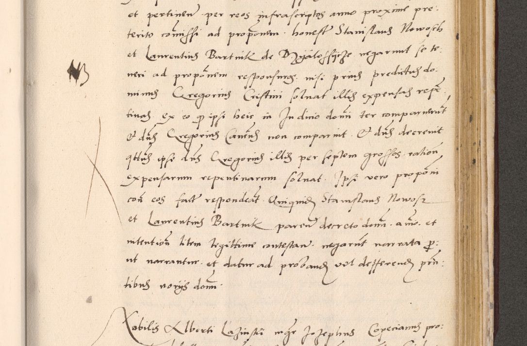 Zdjęcie nr 841 dla obiektu archiwalnego: Acta actorum, sententiarum diffinitivarum coram reverendo domino Petro Miscowski canonico et in spiritualibus vicario generali Cracoviensi ad annum Domini Mᵐᵘᵐ DXLVIᵗᵘᵐ, cuius indictio est quarta, pontificatus sanctissimi in Christo patris et domini nostri domini Pauli divina providencia pape tercii, a die tercia mensis Novembris, annus duodecimus (sic!) feliciter continuantur