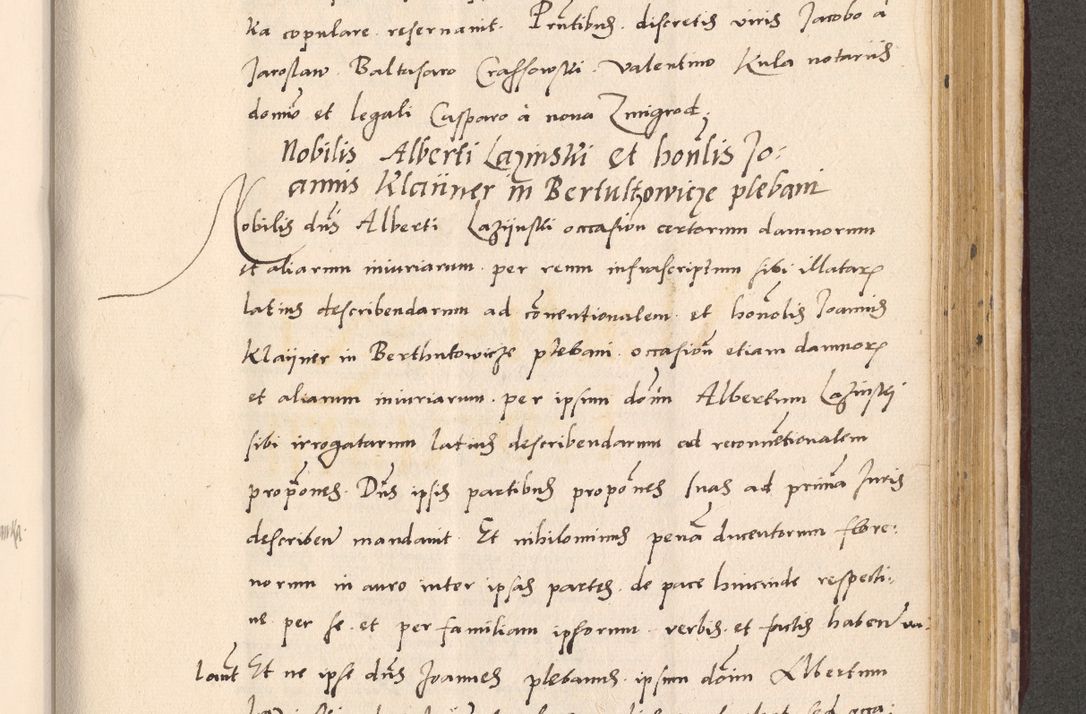 Zdjęcie nr 835 dla obiektu archiwalnego: Acta actorum, sententiarum diffinitivarum coram reverendo domino Petro Miscowski canonico et in spiritualibus vicario generali Cracoviensi ad annum Domini Mᵐᵘᵐ DXLVIᵗᵘᵐ, cuius indictio est quarta, pontificatus sanctissimi in Christo patris et domini nostri domini Pauli divina providencia pape tercii, a die tercia mensis Novembris, annus duodecimus (sic!) feliciter continuantur