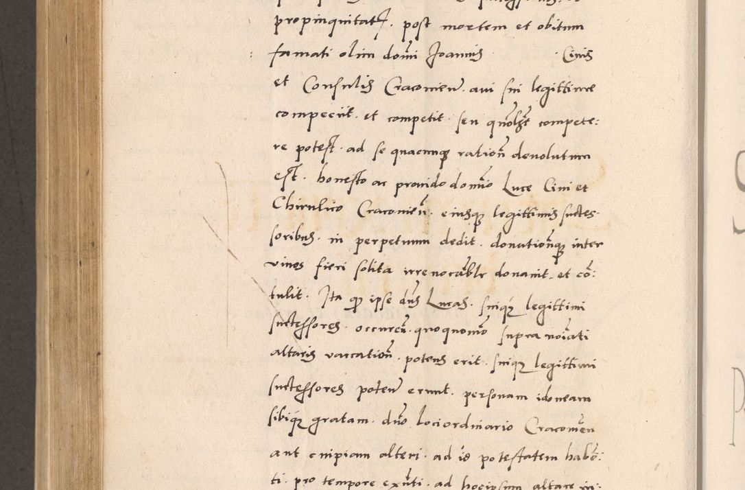 Zdjęcie nr 828 dla obiektu archiwalnego: Acta actorum, sententiarum diffinitivarum coram reverendo domino Petro Miscowski canonico et in spiritualibus vicario generali Cracoviensi ad annum Domini Mᵐᵘᵐ DXLVIᵗᵘᵐ, cuius indictio est quarta, pontificatus sanctissimi in Christo patris et domini nostri domini Pauli divina providencia pape tercii, a die tercia mensis Novembris, annus duodecimus (sic!) feliciter continuantur