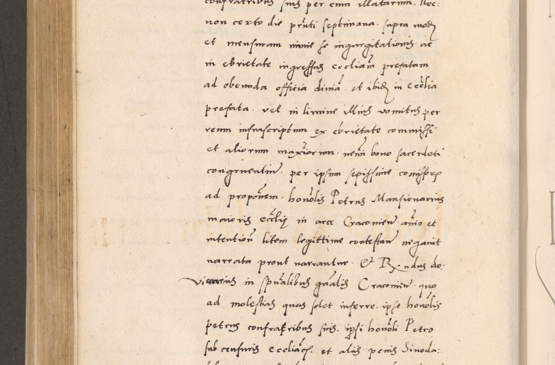 Zdjęcie nr 822 dla obiektu archiwalnego: Acta actorum, sententiarum diffinitivarum coram reverendo domino Petro Miscowski canonico et in spiritualibus vicario generali Cracoviensi ad annum Domini Mᵐᵘᵐ DXLVIᵗᵘᵐ, cuius indictio est quarta, pontificatus sanctissimi in Christo patris et domini nostri domini Pauli divina providencia pape tercii, a die tercia mensis Novembris, annus duodecimus (sic!) feliciter continuantur