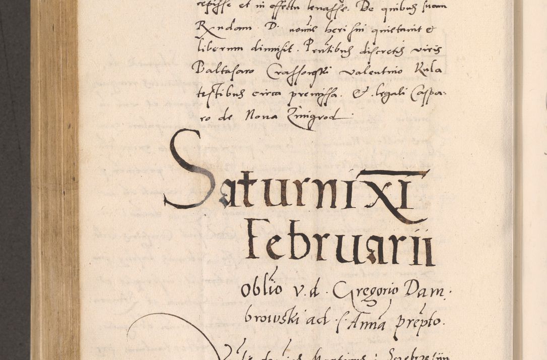 Zdjęcie nr 816 dla obiektu archiwalnego: Acta actorum, sententiarum diffinitivarum coram reverendo domino Petro Miscowski canonico et in spiritualibus vicario generali Cracoviensi ad annum Domini Mᵐᵘᵐ DXLVIᵗᵘᵐ, cuius indictio est quarta, pontificatus sanctissimi in Christo patris et domini nostri domini Pauli divina providencia pape tercii, a die tercia mensis Novembris, annus duodecimus (sic!) feliciter continuantur