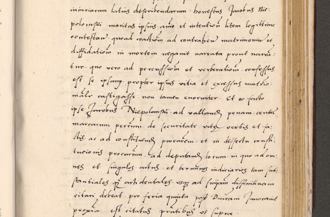 Zdjęcie nr 813 dla obiektu archiwalnego: Acta actorum, sententiarum diffinitivarum coram reverendo domino Petro Miscowski canonico et in spiritualibus vicario generali Cracoviensi ad annum Domini Mᵐᵘᵐ DXLVIᵗᵘᵐ, cuius indictio est quarta, pontificatus sanctissimi in Christo patris et domini nostri domini Pauli divina providencia pape tercii, a die tercia mensis Novembris, annus duodecimus (sic!) feliciter continuantur