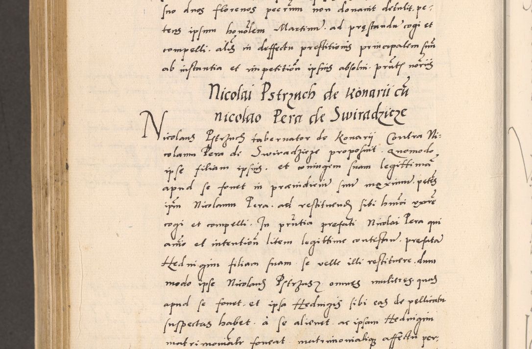 Zdjęcie nr 1008 dla obiektu archiwalnego: Acta actorum, sententiarum diffinitivarum coram reverendo domino Petro Miscowski canonico et in spiritualibus vicario generali Cracoviensi ad annum Domini Mᵐᵘᵐ DXLVIᵗᵘᵐ, cuius indictio est quarta, pontificatus sanctissimi in Christo patris et domini nostri domini Pauli divina providencia pape tercii, a die tercia mensis Novembris, annus duodecimus (sic!) feliciter continuantur