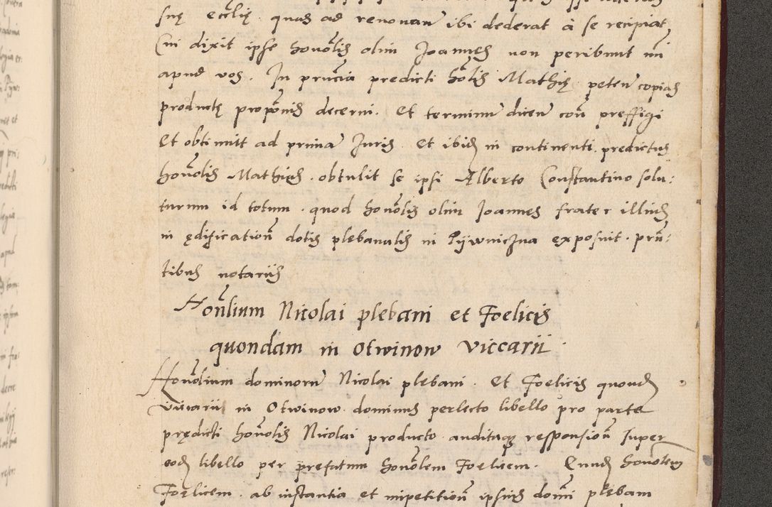 Zdjęcie nr 1103 dla obiektu archiwalnego: Acta actorum, sententiarum diffinitivarum coram reverendo domino Petro Miscowski canonico et in spiritualibus vicario generali Cracoviensi ad annum Domini Mᵐᵘᵐ DXLVIᵗᵘᵐ, cuius indictio est quarta, pontificatus sanctissimi in Christo patris et domini nostri domini Pauli divina providencia pape tercii, a die tercia mensis Novembris, annus duodecimus (sic!) feliciter continuantur
