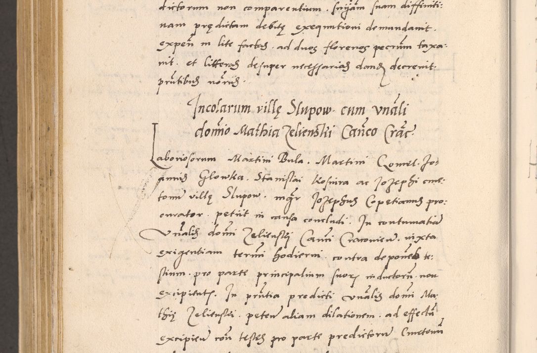 Zdjęcie nr 1092 dla obiektu archiwalnego: Acta actorum, sententiarum diffinitivarum coram reverendo domino Petro Miscowski canonico et in spiritualibus vicario generali Cracoviensi ad annum Domini Mᵐᵘᵐ DXLVIᵗᵘᵐ, cuius indictio est quarta, pontificatus sanctissimi in Christo patris et domini nostri domini Pauli divina providencia pape tercii, a die tercia mensis Novembris, annus duodecimus (sic!) feliciter continuantur