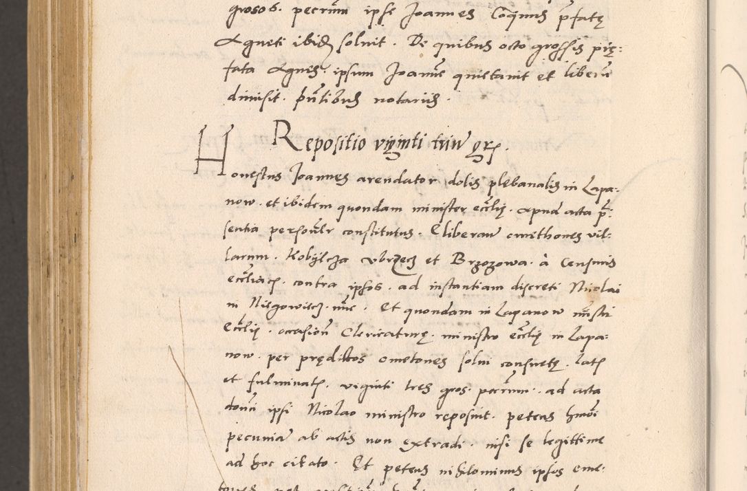 Zdjęcie nr 1072 dla obiektu archiwalnego: Acta actorum, sententiarum diffinitivarum coram reverendo domino Petro Miscowski canonico et in spiritualibus vicario generali Cracoviensi ad annum Domini Mᵐᵘᵐ DXLVIᵗᵘᵐ, cuius indictio est quarta, pontificatus sanctissimi in Christo patris et domini nostri domini Pauli divina providencia pape tercii, a die tercia mensis Novembris, annus duodecimus (sic!) feliciter continuantur
