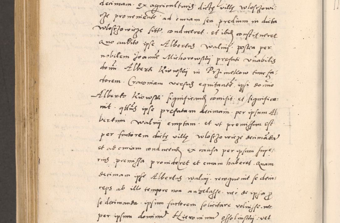 Zdjęcie nr 1064 dla obiektu archiwalnego: Acta actorum, sententiarum diffinitivarum coram reverendo domino Petro Miscowski canonico et in spiritualibus vicario generali Cracoviensi ad annum Domini Mᵐᵘᵐ DXLVIᵗᵘᵐ, cuius indictio est quarta, pontificatus sanctissimi in Christo patris et domini nostri domini Pauli divina providencia pape tercii, a die tercia mensis Novembris, annus duodecimus (sic!) feliciter continuantur