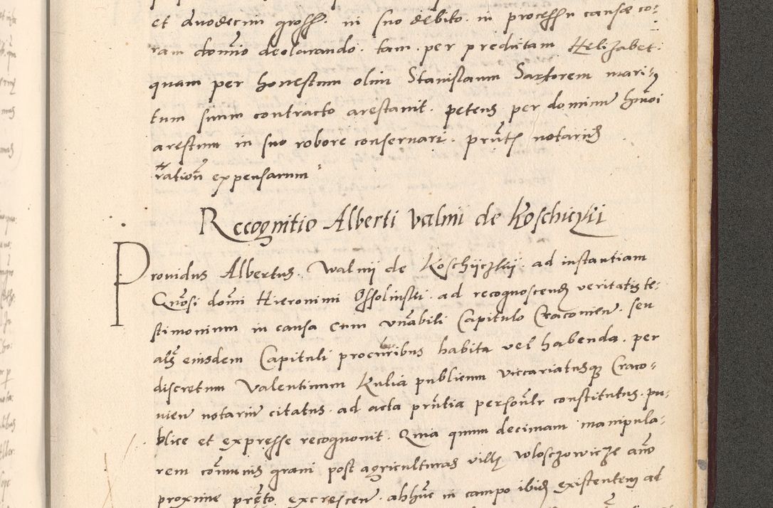 Zdjęcie nr 1063 dla obiektu archiwalnego: Acta actorum, sententiarum diffinitivarum coram reverendo domino Petro Miscowski canonico et in spiritualibus vicario generali Cracoviensi ad annum Domini Mᵐᵘᵐ DXLVIᵗᵘᵐ, cuius indictio est quarta, pontificatus sanctissimi in Christo patris et domini nostri domini Pauli divina providencia pape tercii, a die tercia mensis Novembris, annus duodecimus (sic!) feliciter continuantur