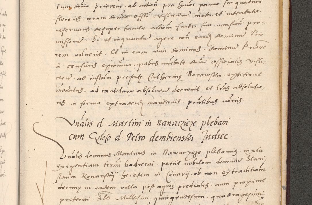 Zdjęcie nr 1059 dla obiektu archiwalnego: Acta actorum, sententiarum diffinitivarum coram reverendo domino Petro Miscowski canonico et in spiritualibus vicario generali Cracoviensi ad annum Domini Mᵐᵘᵐ DXLVIᵗᵘᵐ, cuius indictio est quarta, pontificatus sanctissimi in Christo patris et domini nostri domini Pauli divina providencia pape tercii, a die tercia mensis Novembris, annus duodecimus (sic!) feliciter continuantur