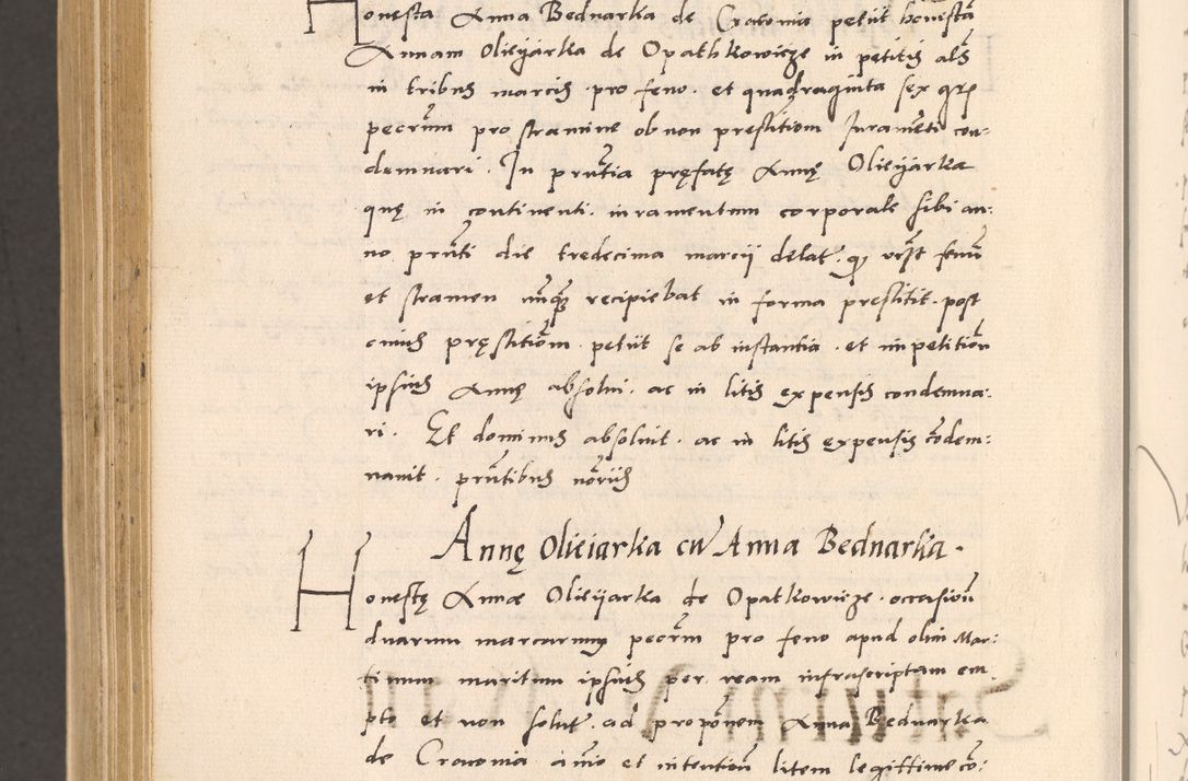 Zdjęcie nr 1018 dla obiektu archiwalnego: Acta actorum, sententiarum diffinitivarum coram reverendo domino Petro Miscowski canonico et in spiritualibus vicario generali Cracoviensi ad annum Domini Mᵐᵘᵐ DXLVIᵗᵘᵐ, cuius indictio est quarta, pontificatus sanctissimi in Christo patris et domini nostri domini Pauli divina providencia pape tercii, a die tercia mensis Novembris, annus duodecimus (sic!) feliciter continuantur