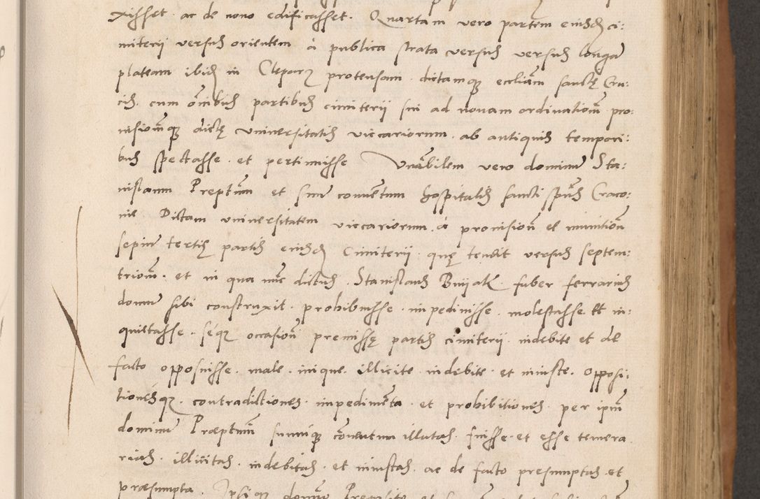 Zdjęcie nr 205 dla obiektu archiwalnego: Acta actorum causarum, sentenciarum tam diffinitivarum quam interlocutoriarum et obligacionum coram reverendo domino Petro Mischkowski custode Kielcensi, canonico vicarioque in spiritualibus generali Cracoviensi ad annum Domini millesimum quingentesimum octavum, cuius indicio est sexta, pontificatus sanctissimi in Christo patris et domini nostri domini Pauli divina providencia pape tercii feliciter moderni, anno coronacionis quarto decimo continuantur