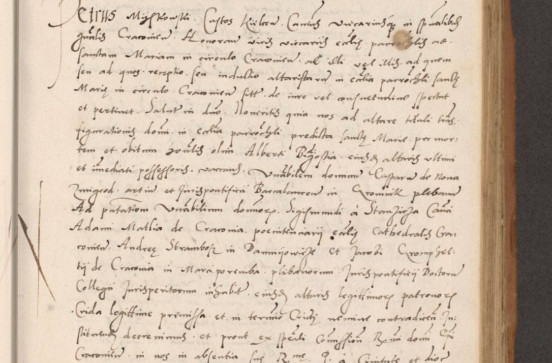 Zdjęcie nr 193 dla obiektu archiwalnego: Acta actorum causarum, sentenciarum tam diffinitivarum quam interlocutoriarum et obligacionum coram reverendo domino Petro Mischkowski custode Kielcensi, canonico vicarioque in spiritualibus generali Cracoviensi ad annum Domini millesimum quingentesimum octavum, cuius indicio est sexta, pontificatus sanctissimi in Christo patris et domini nostri domini Pauli divina providencia pape tercii feliciter moderni, anno coronacionis quarto decimo continuantur