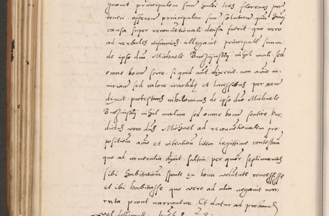 Zdjęcie nr 190 dla obiektu archiwalnego: Acta actorum causarum, sentenciarum tam diffinitivarum quam interlocutoriarum et obligacionum coram reverendo domino Petro Mischkowski custode Kielcensi, canonico vicarioque in spiritualibus generali Cracoviensi ad annum Domini millesimum quingentesimum octavum, cuius indicio est sexta, pontificatus sanctissimi in Christo patris et domini nostri domini Pauli divina providencia pape tercii feliciter moderni, anno coronacionis quarto decimo continuantur