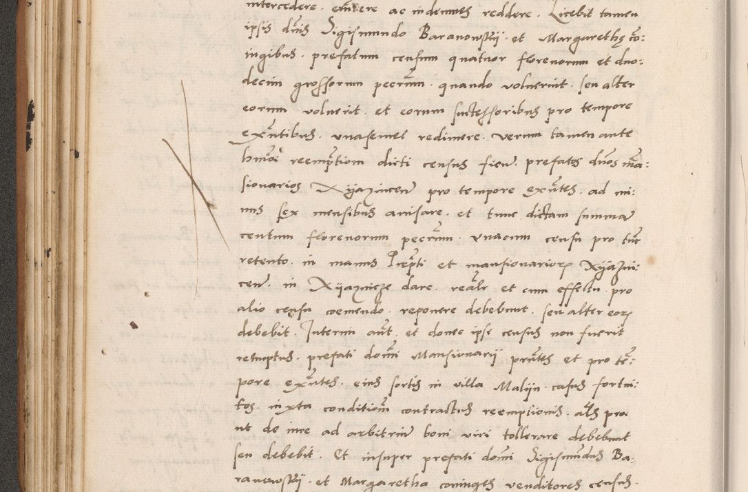 Zdjęcie nr 150 dla obiektu archiwalnego: Acta actorum causarum, sentenciarum tam diffinitivarum quam interlocutoriarum et obligacionum coram reverendo domino Petro Mischkowski custode Kielcensi, canonico vicarioque in spiritualibus generali Cracoviensi ad annum Domini millesimum quingentesimum octavum, cuius indicio est sexta, pontificatus sanctissimi in Christo patris et domini nostri domini Pauli divina providencia pape tercii feliciter moderni, anno coronacionis quarto decimo continuantur
