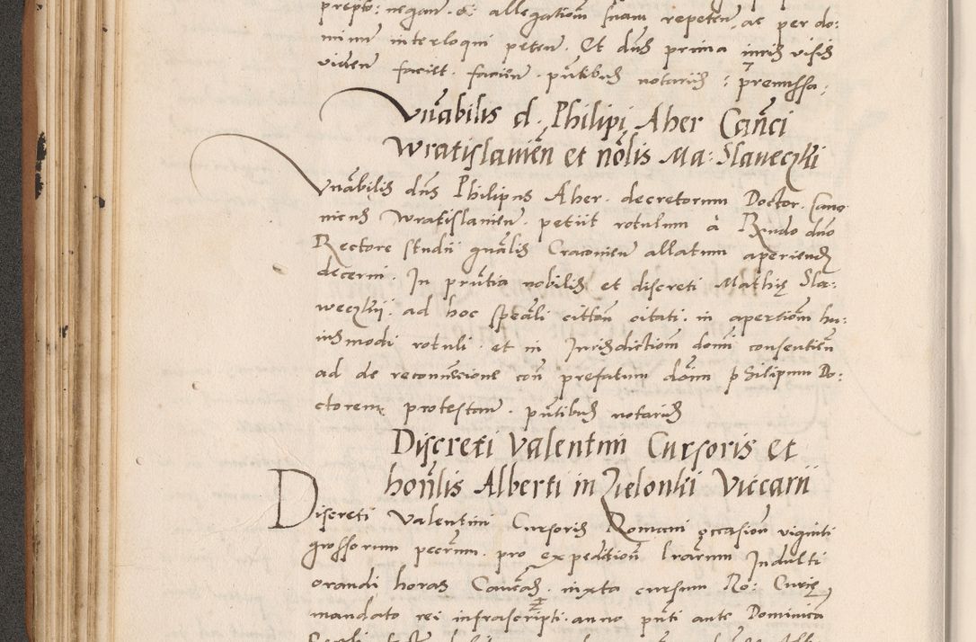 Zdjęcie nr 146 dla obiektu archiwalnego: Acta actorum causarum, sentenciarum tam diffinitivarum quam interlocutoriarum et obligacionum coram reverendo domino Petro Mischkowski custode Kielcensi, canonico vicarioque in spiritualibus generali Cracoviensi ad annum Domini millesimum quingentesimum octavum, cuius indicio est sexta, pontificatus sanctissimi in Christo patris et domini nostri domini Pauli divina providencia pape tercii feliciter moderni, anno coronacionis quarto decimo continuantur