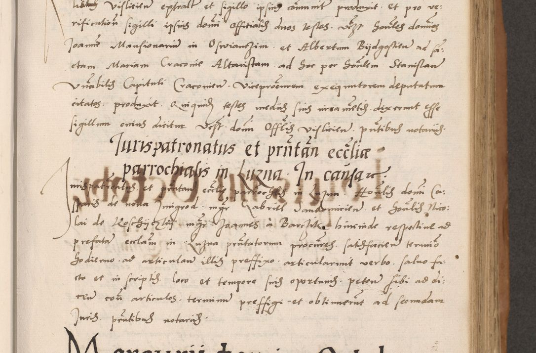 Zdjęcie nr 139 dla obiektu archiwalnego: Acta actorum causarum, sentenciarum tam diffinitivarum quam interlocutoriarum et obligacionum coram reverendo domino Petro Mischkowski custode Kielcensi, canonico vicarioque in spiritualibus generali Cracoviensi ad annum Domini millesimum quingentesimum octavum, cuius indicio est sexta, pontificatus sanctissimi in Christo patris et domini nostri domini Pauli divina providencia pape tercii feliciter moderni, anno coronacionis quarto decimo continuantur