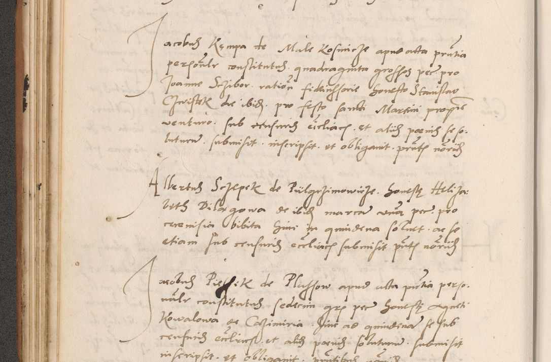 Zdjęcie nr 126 dla obiektu archiwalnego: Acta actorum causarum, sentenciarum tam diffinitivarum quam interlocutoriarum et obligacionum coram reverendo domino Petro Mischkowski custode Kielcensi, canonico vicarioque in spiritualibus generali Cracoviensi ad annum Domini millesimum quingentesimum octavum, cuius indicio est sexta, pontificatus sanctissimi in Christo patris et domini nostri domini Pauli divina providencia pape tercii feliciter moderni, anno coronacionis quarto decimo continuantur