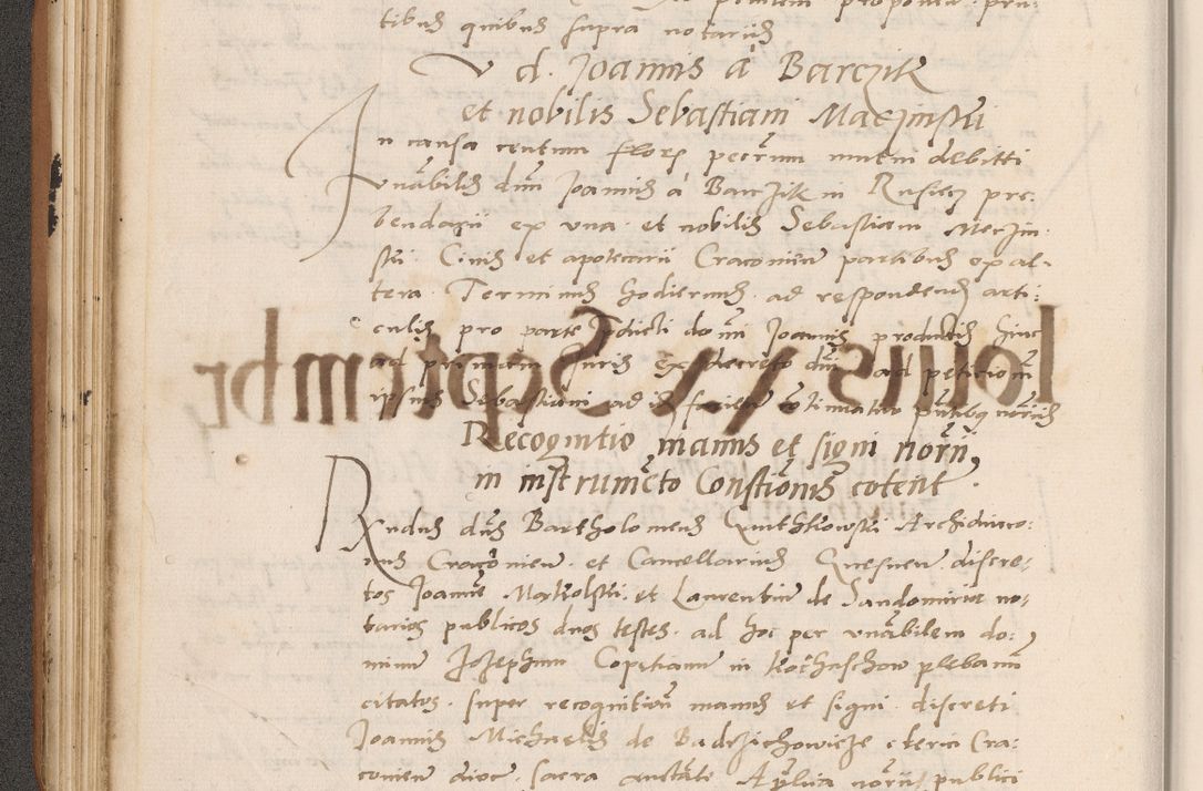 Zdjęcie nr 118 dla obiektu archiwalnego: Acta actorum causarum, sentenciarum tam diffinitivarum quam interlocutoriarum et obligacionum coram reverendo domino Petro Mischkowski custode Kielcensi, canonico vicarioque in spiritualibus generali Cracoviensi ad annum Domini millesimum quingentesimum octavum, cuius indicio est sexta, pontificatus sanctissimi in Christo patris et domini nostri domini Pauli divina providencia pape tercii feliciter moderni, anno coronacionis quarto decimo continuantur
