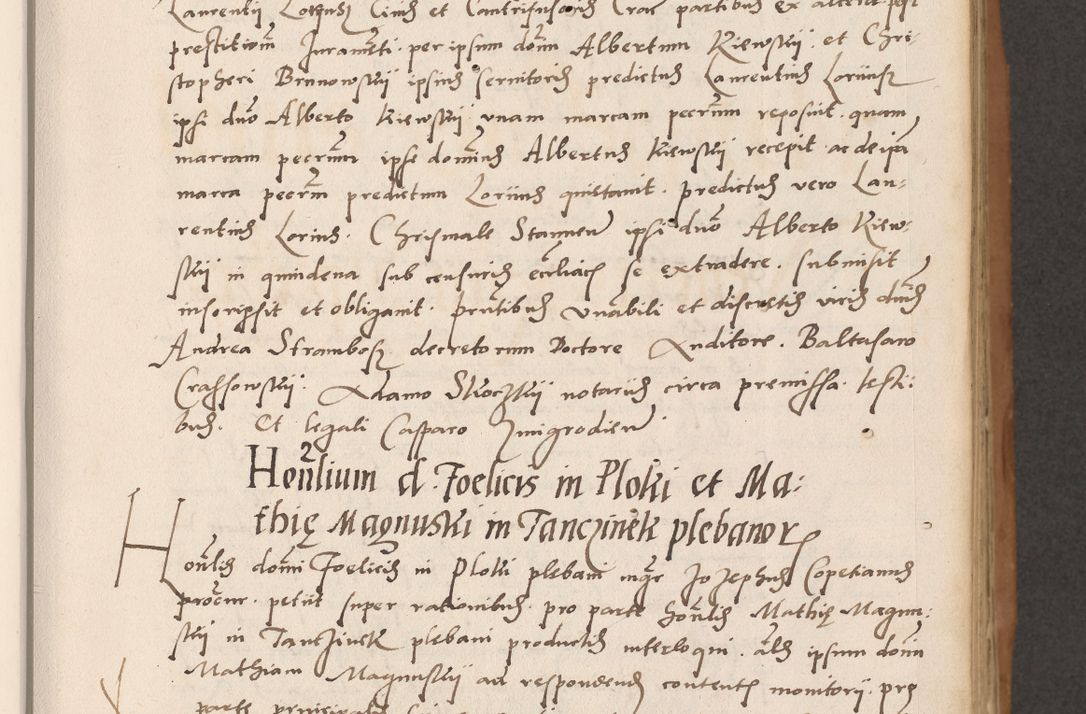 Zdjęcie nr 113 dla obiektu archiwalnego: Acta actorum causarum, sentenciarum tam diffinitivarum quam interlocutoriarum et obligacionum coram reverendo domino Petro Mischkowski custode Kielcensi, canonico vicarioque in spiritualibus generali Cracoviensi ad annum Domini millesimum quingentesimum octavum, cuius indicio est sexta, pontificatus sanctissimi in Christo patris et domini nostri domini Pauli divina providencia pape tercii feliciter moderni, anno coronacionis quarto decimo continuantur
