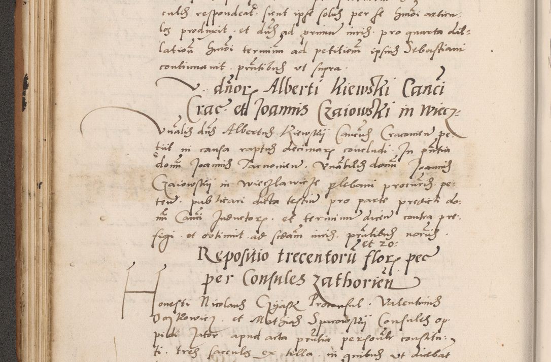 Zdjęcie nr 116 dla obiektu archiwalnego: Acta actorum causarum, sentenciarum tam diffinitivarum quam interlocutoriarum et obligacionum coram reverendo domino Petro Mischkowski custode Kielcensi, canonico vicarioque in spiritualibus generali Cracoviensi ad annum Domini millesimum quingentesimum octavum, cuius indicio est sexta, pontificatus sanctissimi in Christo patris et domini nostri domini Pauli divina providencia pape tercii feliciter moderni, anno coronacionis quarto decimo continuantur