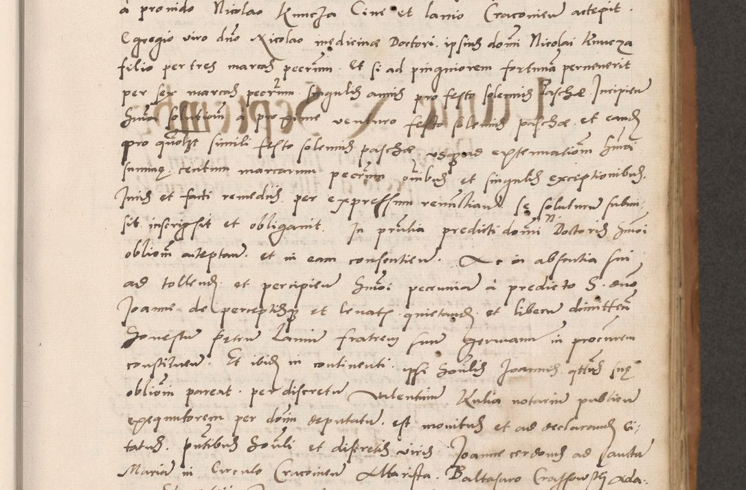 Zdjęcie nr 105 dla obiektu archiwalnego: Acta actorum causarum, sentenciarum tam diffinitivarum quam interlocutoriarum et obligacionum coram reverendo domino Petro Mischkowski custode Kielcensi, canonico vicarioque in spiritualibus generali Cracoviensi ad annum Domini millesimum quingentesimum octavum, cuius indicio est sexta, pontificatus sanctissimi in Christo patris et domini nostri domini Pauli divina providencia pape tercii feliciter moderni, anno coronacionis quarto decimo continuantur