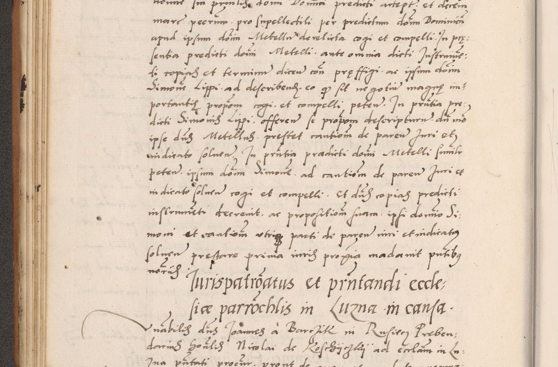 Zdjęcie nr 94 dla obiektu archiwalnego: Acta actorum causarum, sentenciarum tam diffinitivarum quam interlocutoriarum et obligacionum coram reverendo domino Petro Mischkowski custode Kielcensi, canonico vicarioque in spiritualibus generali Cracoviensi ad annum Domini millesimum quingentesimum octavum, cuius indicio est sexta, pontificatus sanctissimi in Christo patris et domini nostri domini Pauli divina providencia pape tercii feliciter moderni, anno coronacionis quarto decimo continuantur