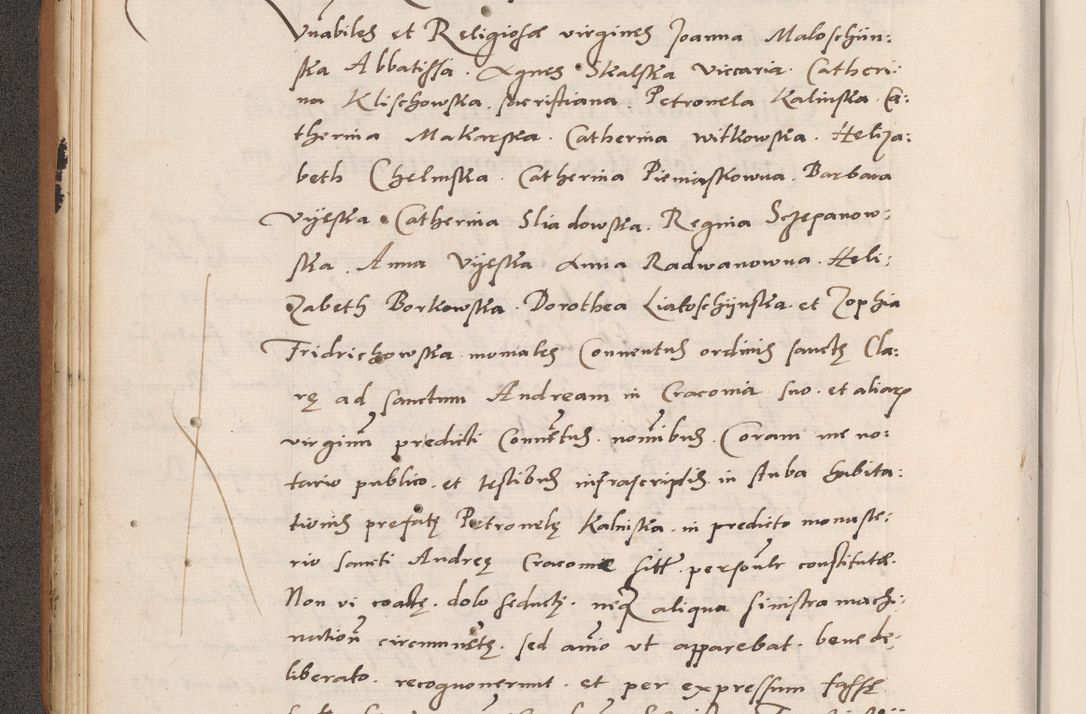 Zdjęcie nr 60 dla obiektu archiwalnego: Acta actorum causarum, sentenciarum tam diffinitivarum quam interlocutoriarum et obligacionum coram reverendo domino Petro Mischkowski custode Kielcensi, canonico vicarioque in spiritualibus generali Cracoviensi ad annum Domini millesimum quingentesimum octavum, cuius indicio est sexta, pontificatus sanctissimi in Christo patris et domini nostri domini Pauli divina providencia pape tercii feliciter moderni, anno coronacionis quarto decimo continuantur